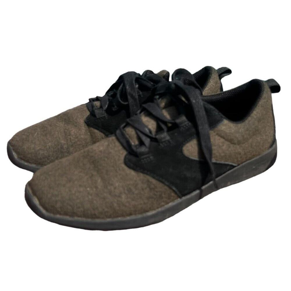 Duluth Trading Co Shoes Women 9 Olive Green Hawk Ridge Wool Blend Sneakers